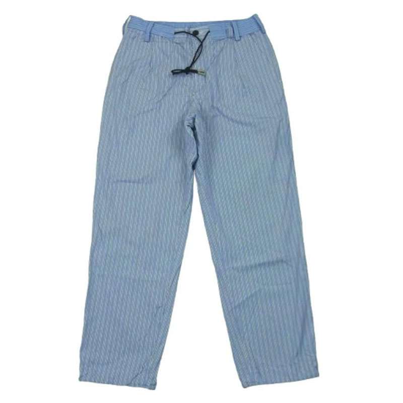 サカイ 23SS 23-03040M Thomas Mason トーマスメイソン Cotton Poplin Pants ストライプ コットン パンツ 買取実績 画像