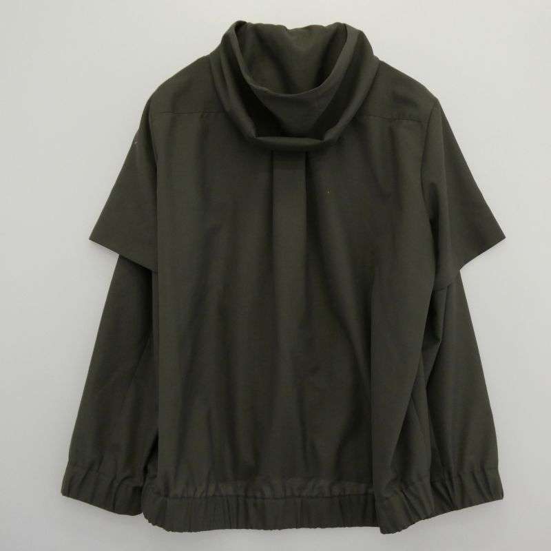 サカイ 24AW 24-03420M Suiting Hoodie スウィッチング フーデッド シャツ ブルゾン 買取実績 画像