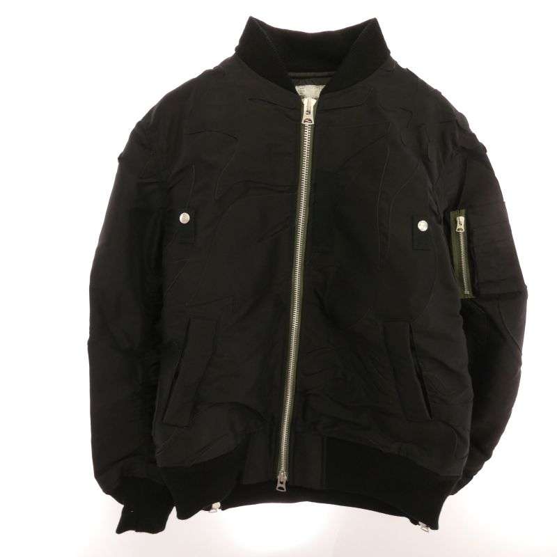 サカイ 24SS 24-03319M Nylon Twill Embroidered Patch Blouson MA-1 ブルゾン ナイロンジャケット 買取実績 画像