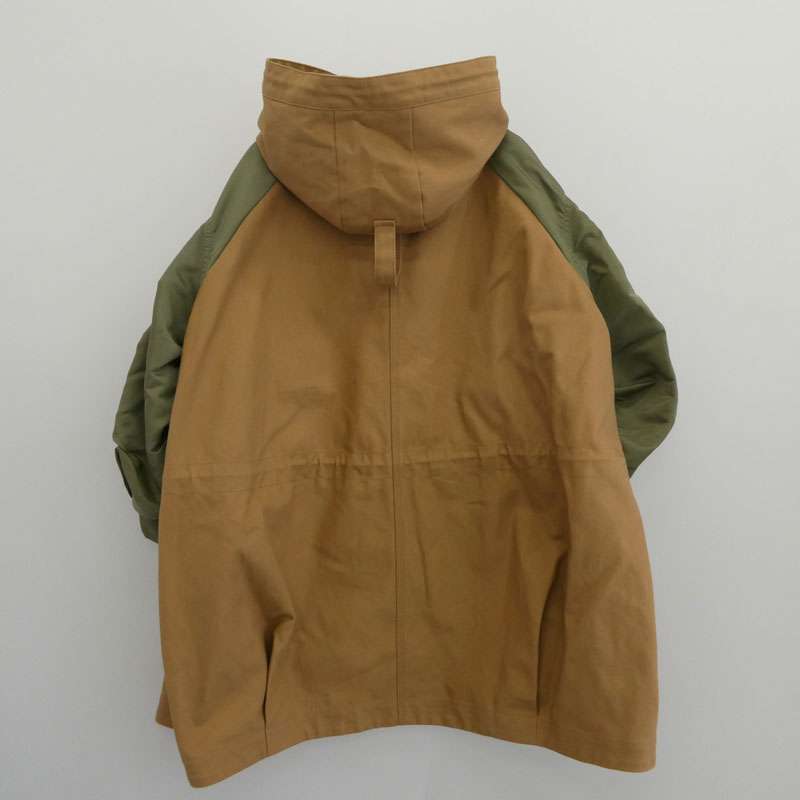 サカイ 24SS 24-07190 × Carhartt WIP カーハート Duck Nylon Twill Coat ダック ナイロンツイル コート モッズコート 買取実績 画像