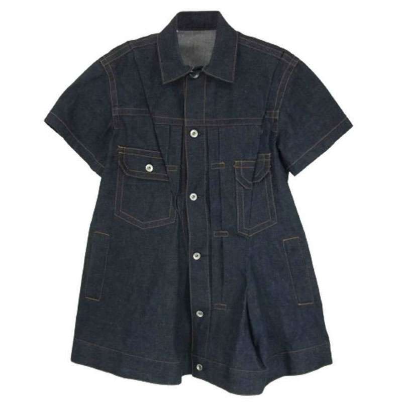 サカイ 25-07957 Denim Dress 再構築 デニム ドレス ミニスカート 買取実績 画像