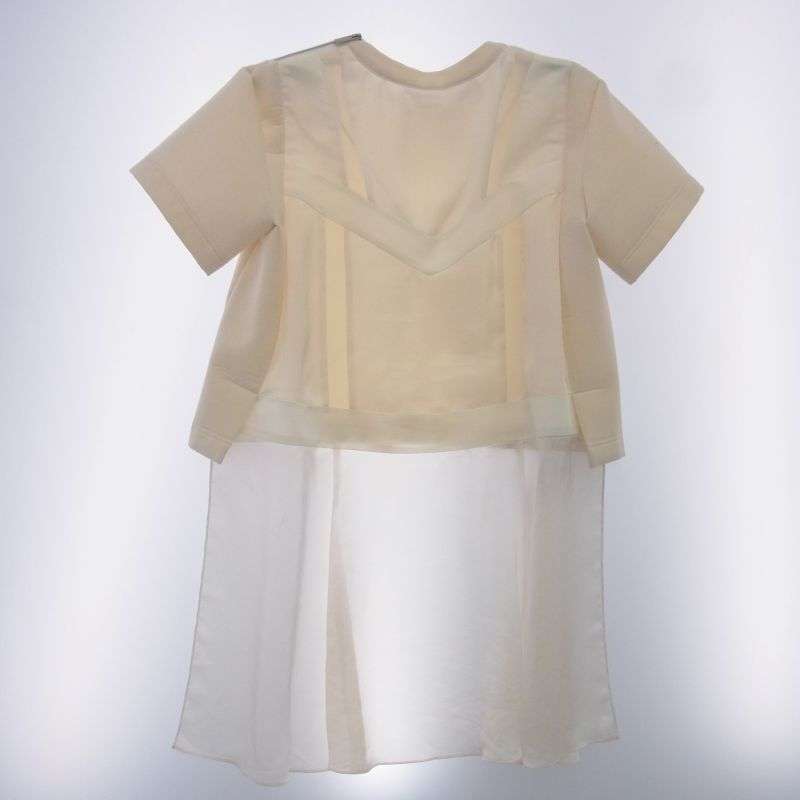 サカイ 25SS 25-07636 Suiting Bonding Mix Pullover スーチングボンディング ミックス プルオーバー 半袖 Tシャツ 買取実績 画像