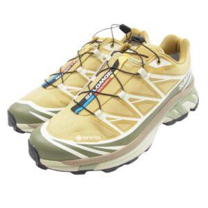 サロモン 475810 XT-6 GTX ゴアテックス スニーカー ライトブラウン系 カーキ系 買取実績