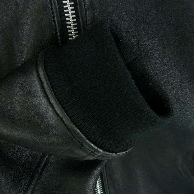 ショット 3101061 MA-1 TYPE LEATHER JACKET BOWERY バワリー レザ― フライト ジャケット ブルゾン 買取実績 画像