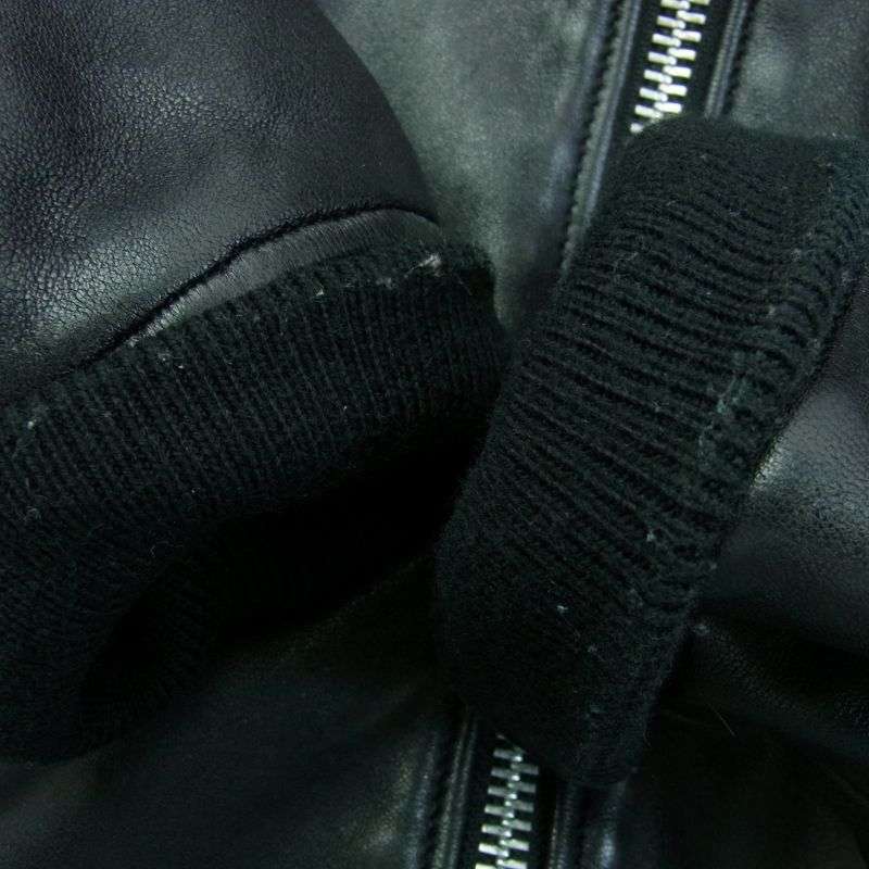 ショット 3101061 MA-1 TYPE LEATHER JACKET BOWERY バワリー レザ― フライト ジャケット ブルゾン 買取実績 画像