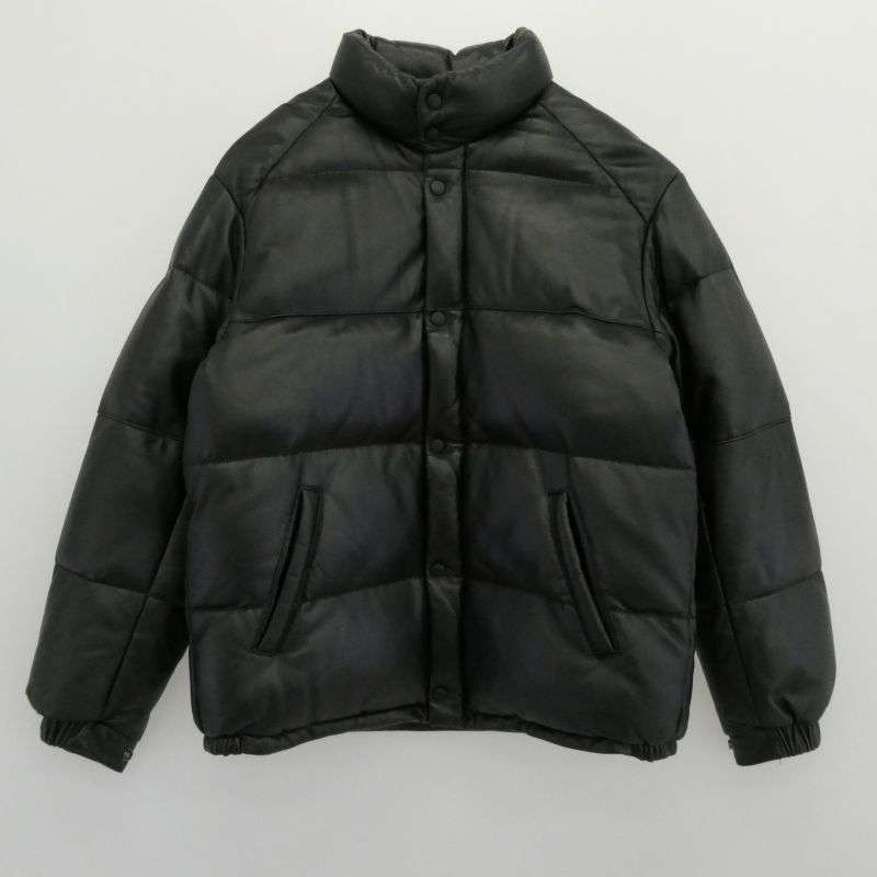 ショット 3191072 NANO universe ナノユニバース別注 レザー ダウン ジャケット 買取実績 画像