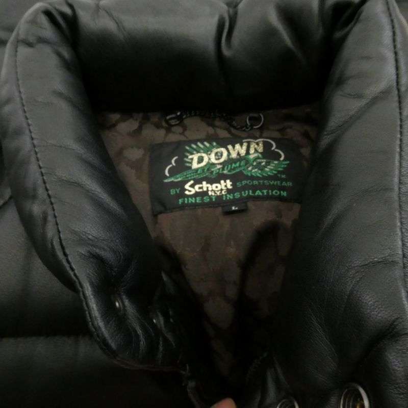 ショット 3191072 NANO universe ナノユニバース別注 レザー ダウン ジャケット 買取実績 画像