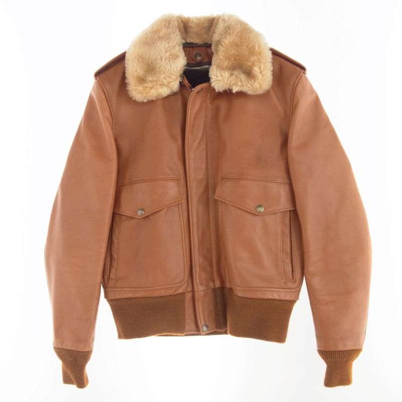 ショット 7010 BOA LEATHER JACKET G-1 ボア フライト レザー ジャケット 買取実績 画像