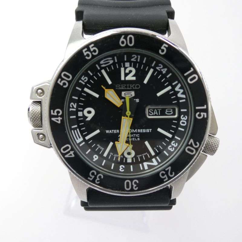 セイコー SKZ211J1 7S36-01E0 5 SPORTS 5 スポーツ アトラス 自動巻き 腕時計 買取実績 画像