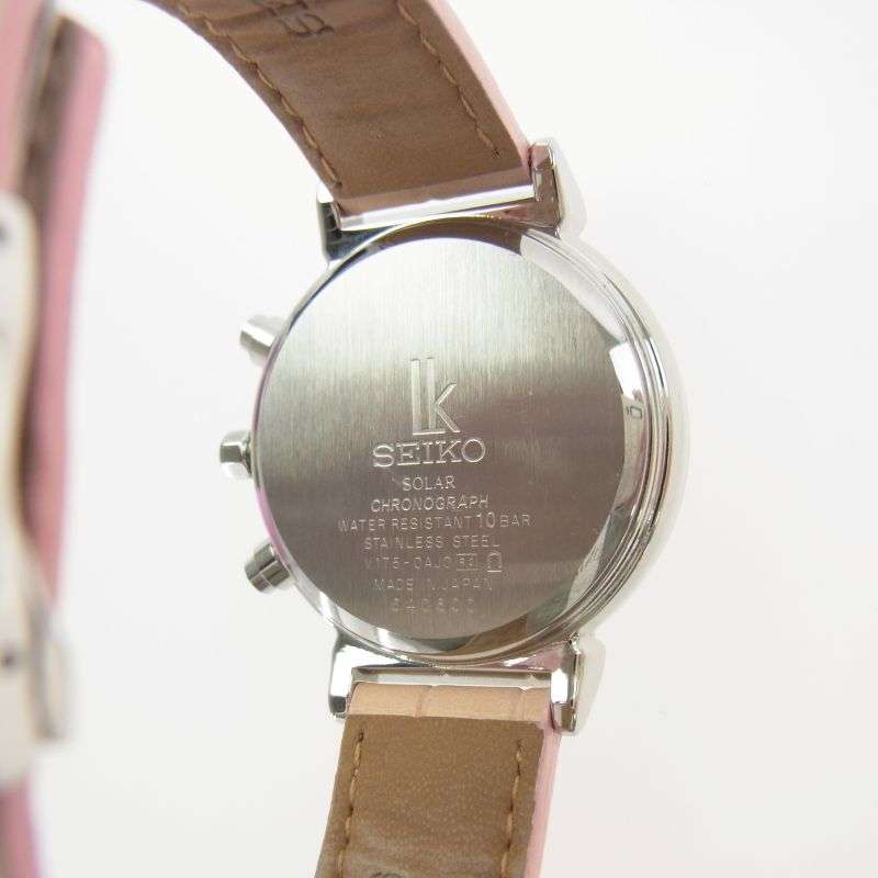 セイコー SSVS007 LUKIA ルキア 腕時計 ソーラー クロノグラフ 1ダイヤ クロコダイルレザーバンド 買取実績 画像