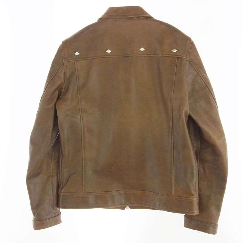 アンダーカバー 09SS C4212 POPTONES NEO BOY期 UISM スタッズ レザー ライダース ジャケット ブルゾン 買取実績 画像