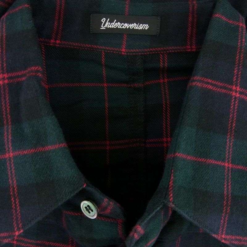 アンダーカバー 22SS UI2B4402 コットン CK後パッカリング ロング シャツ 買取実績 画像