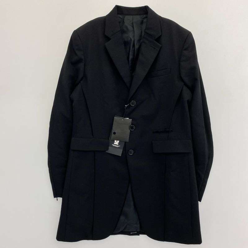 アンダーカバー 23AW 6839 ハルキングウールツイル 袖ジップ ベストドッキング ロング ジャケット 買取実績 画像