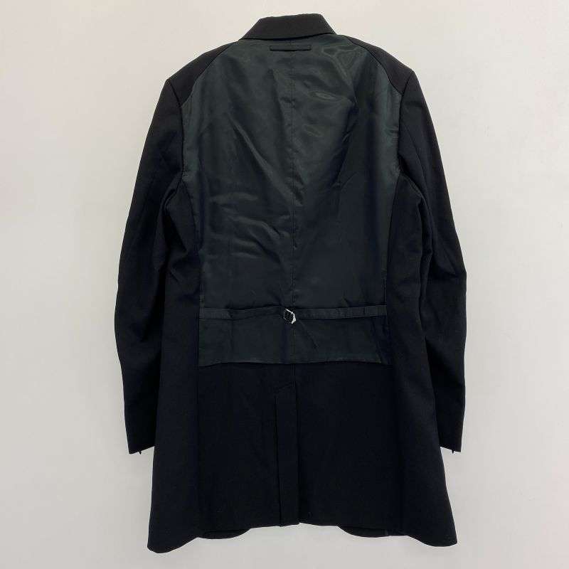アンダーカバー 23AW 6839 ハルキングウールツイル 袖ジップ ベストドッキング ロング ジャケット 買取実績 画像