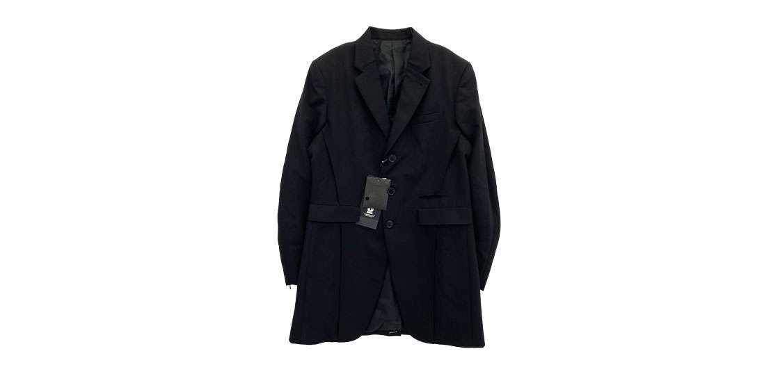 アンダーカバー 23AW 6839 ハルキングウールツイル 袖ジップ ベストドッキング ロング ジャケット 買取実績