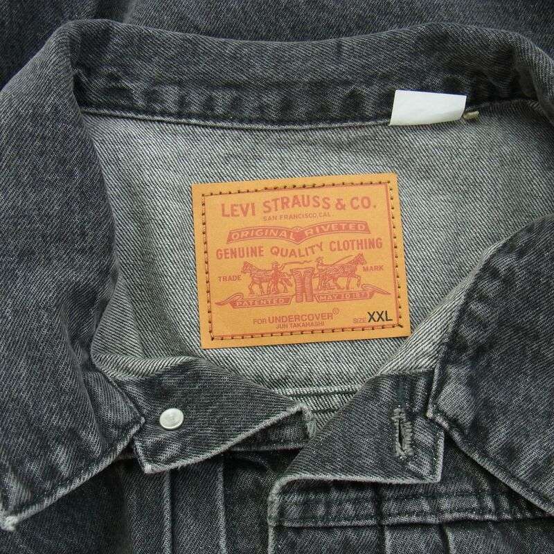 アンダーカバー 25SS 001YX0000 × Levis リーバイス TYPE I ダブルネーム GIZA刺繍 トラッカー ジャケット 買取実績 画像