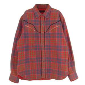 アンダーカバー M290 UNDERCOVER ISM DAVF期 ウェスタン チェック 長袖 シャツ 買取実績