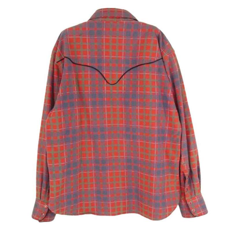 アンダーカバー M290 UNDERCOVER ISM DAVF期 ウェスタン チェック 長袖 シャツ 買取実績 画像