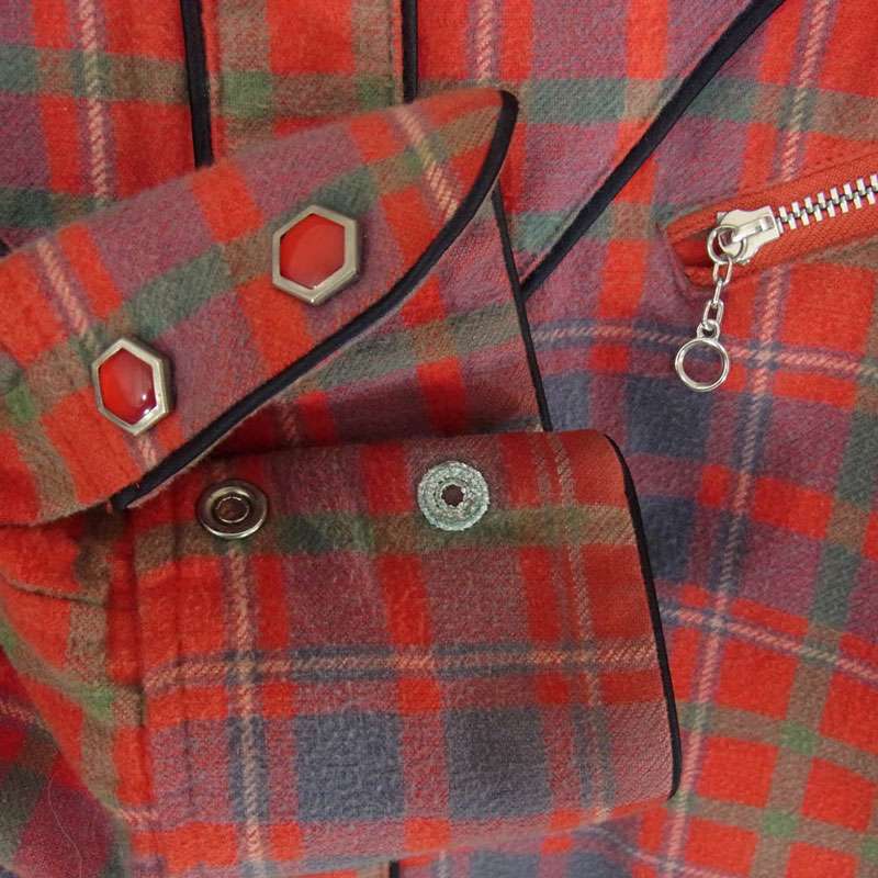 アンダーカバー M290 UNDERCOVER ISM DAVF期 ウェスタン チェック 長袖 シャツ 買取実績 画像