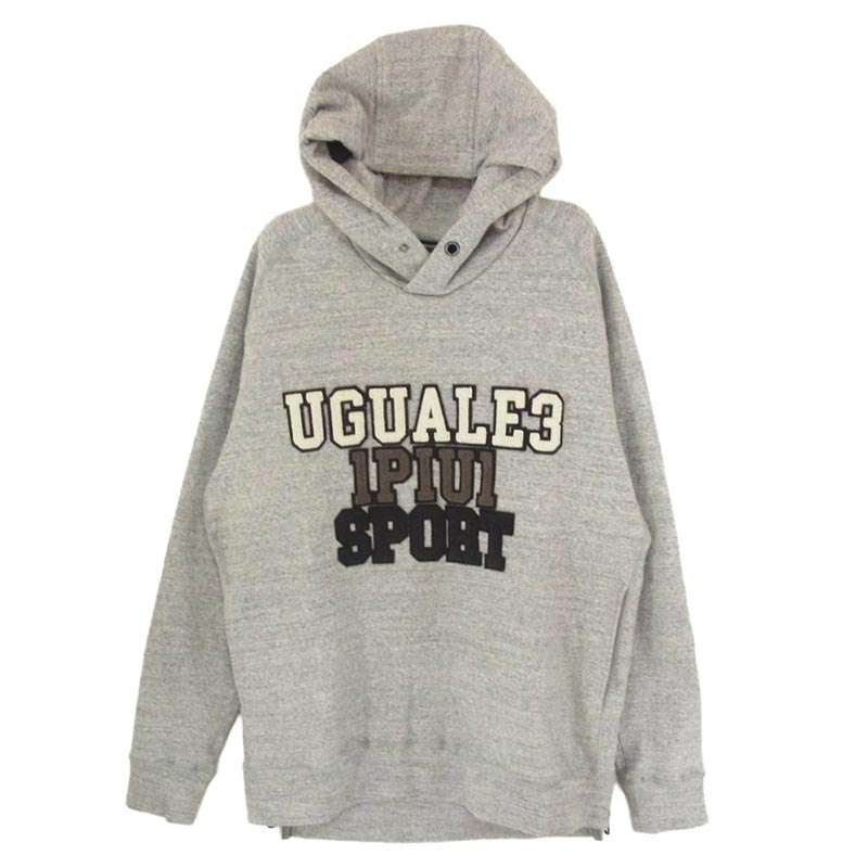 ウノピュウノウグァーレトレ CM056 MN02 CLASSIC SWEAT SIDE ZIP PO PARKA ロゴワッペン ストレッチ クラシック スウェット サイドジップ プルオーバー パーカー フーディー 買取実績 画像