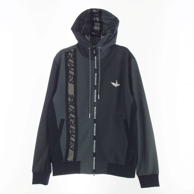 ウノピュウノウグァーレトレ GRB106 POE488 GOLF ZIP PARKER LOGO TAPE ロゴデザイン ジップ パーカー 買取実績 画像