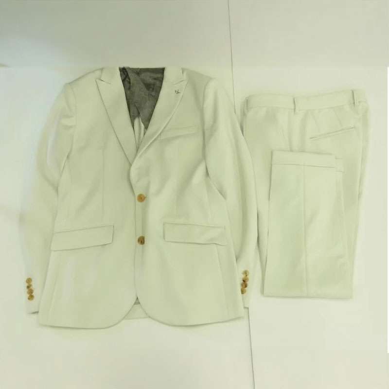 ウノピュウノウグァーレトレ MRB612 POE386 折り鶴ピン付属 2B JACKET テーラードジャケット センタークリース 裾ダブル スラックスパンツ セットアップ 買取実績 画像