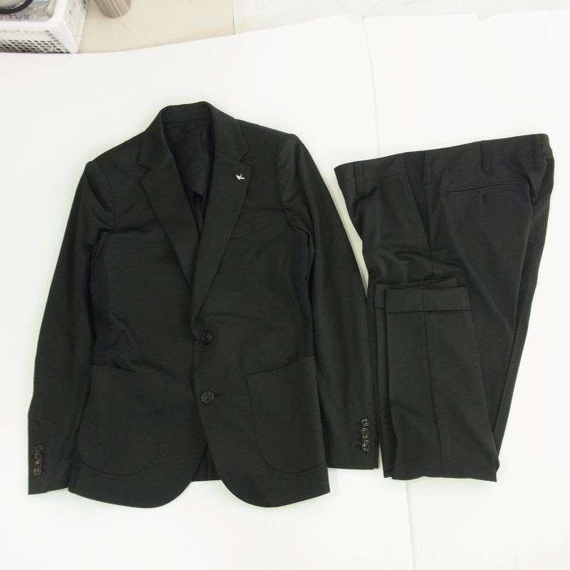 ウノピュウノウグァーレトレ MRB667 MRP613 セットアップ RIB JACKET RIB SLACKS スーツ リブ 2Bテーラードジャケット スラックスパンツ 買取実績 画像