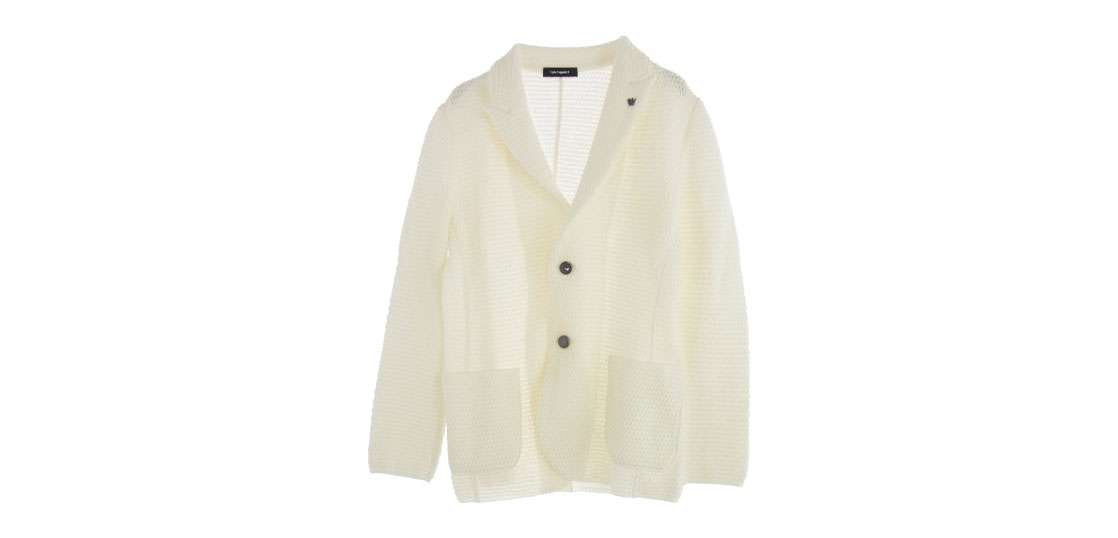 ウノピュウノウグァーレトレ MRK245 COT378 LUIGE 折り鶴ピン付属 ニット テーラードジャケット 買取実績