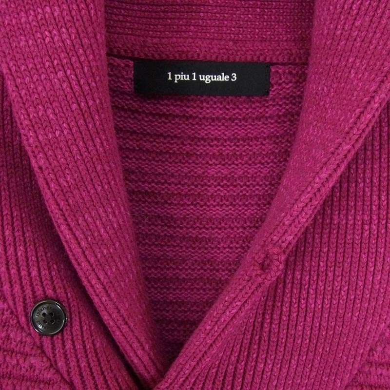 ウノピュウノウグァーレトレ MRK261 CTW009 RAGLAN SHAWL CARDIGAN ウール ラグラン ショール カーディガン 買取実績 画像