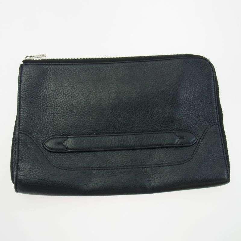 ウノピュウノウグァーレトレ × PELLE MORBIDA ペッレ モルビダ MINI CLUTCH ロゴデザイン レザー クラッチバッグ 買取実績 画像