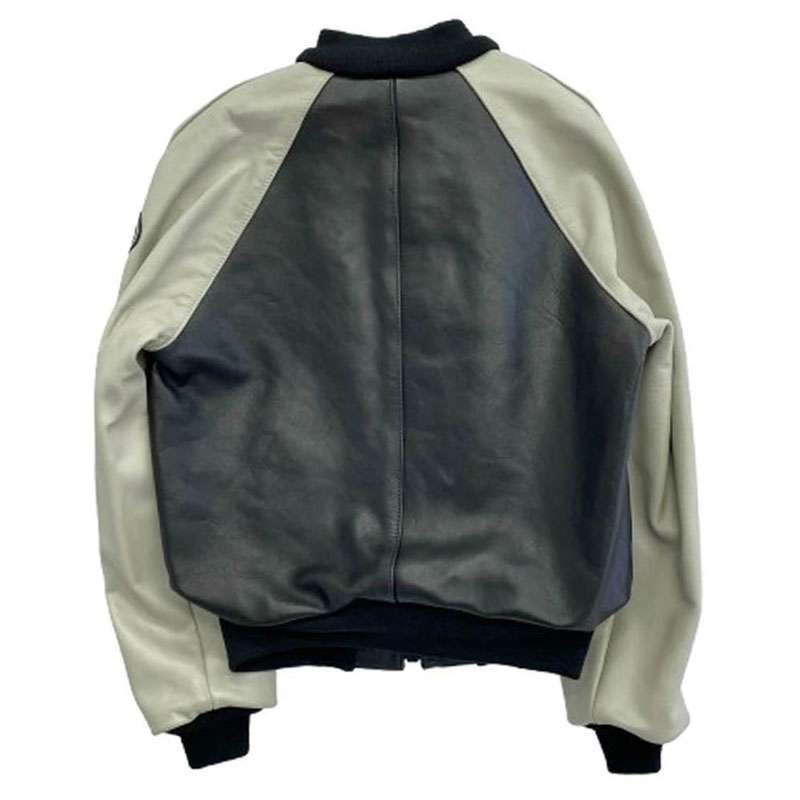 バンソン 9TJV x BACKDROP LEATHER JACKET ワッペン レザー ジャケット 買取実績 画像
