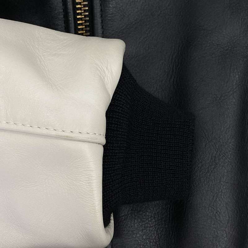 バンソン 9TJV x BACKDROP LEATHER JACKET ワッペン レザー ジャケット 買取実績 画像