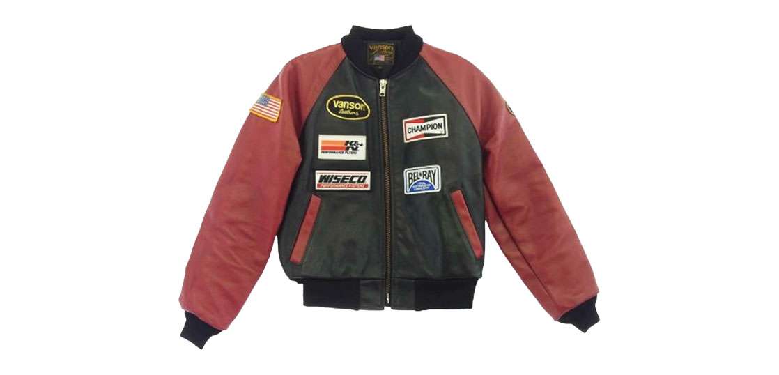 超美品VANSON バンソン スタジャンレザー RPJ TEAM ジャケット38 VANSON バンソン RPJ TEAM JACKET スタジャン レザージャケット