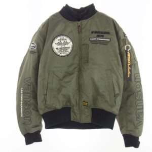 バンソン TVS2407W 肘当て 肩パッド付き MA-1 フライトボンバー ジャケット ブルゾン 買取実績