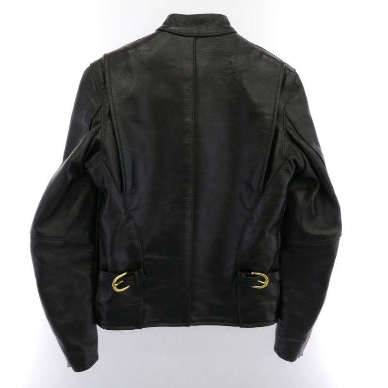 バンソン TYPE B 裏地フリースライナー付属 シングルライダースジャケット レザージャケット 買取実績 画像