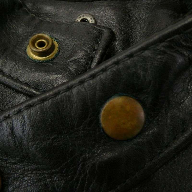 バンソン TYPE B 裏地フリースライナー付属 シングルライダースジャケット レザージャケット 買取実績 画像