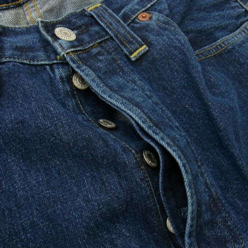 リーバイス 1998年製 201-0003 1937年モデル USA製 バレンシア工場 ボタン裏555刻印 BIGE ビッグE 201XX シンチバック 赤耳 革パッチ デニムパンツ 買取実績 画像