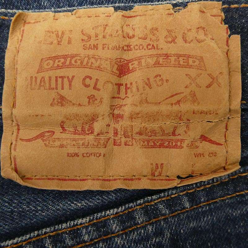 リーバイス 501 66前期 両面BIGE ビッグE ボタン裏6 ボタンフライ デニムパンツ ジーンズ 買取実績 画像