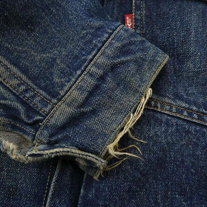 リーバイス 506XX バレンシア工場製 米国製 ボタン裏555刻印 97年製 1st デニム ジャケット 買取実績 画像