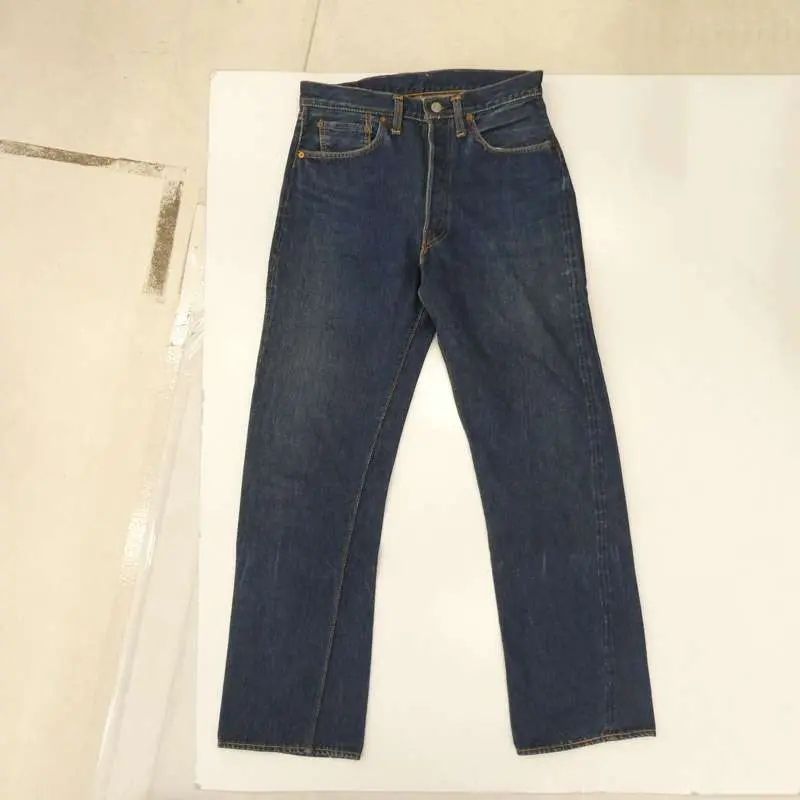 リーバイス 50s 501XX 53MODEL 53モデル 革パッチ 両面均等V ボタン裏