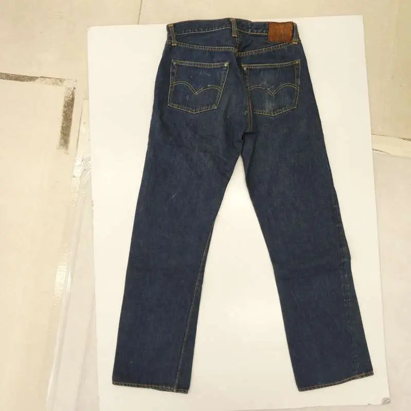 リーバイス 50s 501XX 53MODEL 53モデル 革パッチ 両面均等V ボタン裏