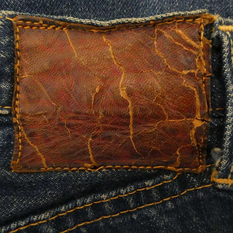 リーバイス 50s 501XX 53MODEL 53モデル 革パッチ 両面均等V ボタン裏刻印無 デニムパンツ 買取実績 画像