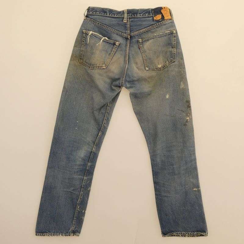 リーバイス 60s 501XX ギャラ無し センターオフセット ボタン裏刻印L Vステッチ デニム パンツ 買取実績 画像
