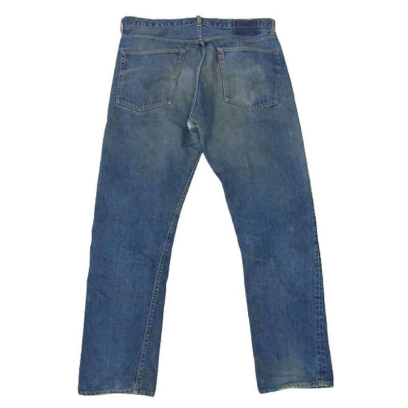 リーバイス 60s 70s 505 BIGE 並行ステッチ ボタン裏刻印5 42TALON サイド脇割り デニム パンツ 買取実績 画像