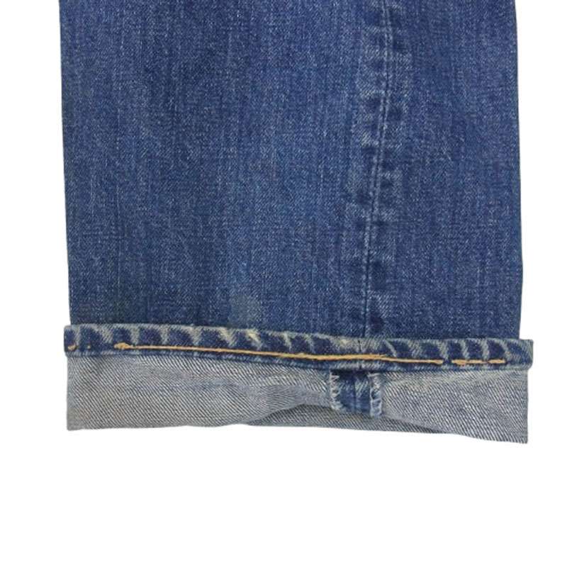 リーバイス 60s 70s 505 BIGE 並行ステッチ ボタン裏刻印5 42TALON サイド脇割り デニム パンツ 買取実績 画像