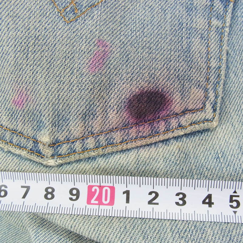 リーバイス 70s 505 66前期 smalle ボタン裏刻印5 42TALON ジッパーフライ デニム パンツ 買取実績 画像