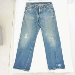 リーバイス オリジナル 50s 501XX BIGE 紙パッチ ボタン裏刻印無し 鉄製リベット刻印16 オフセット デニムパンツ 買取実績