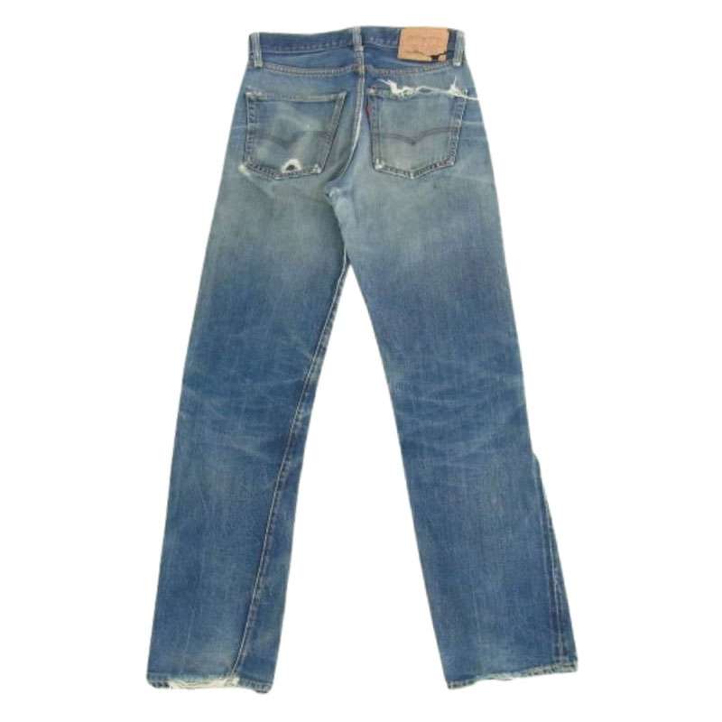 リーバイス ヴィンテージ 60's 501 BIG E TYPE S ボタンフライ セルビッチ デニムパンツ 不均等V 紙パッチ 足長R ボタン裏刻印6 買取実績 画像