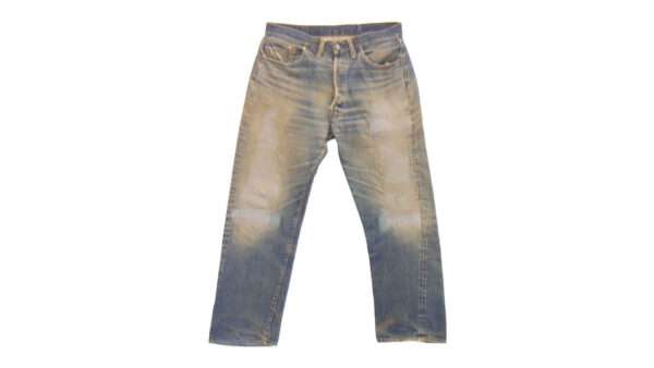 リーバイス ヴィンテージ BIG E 後期 70s 501 ボタンフライ ストレート セルビッチ デニムパンツ BIG E 平行ステッチ 不均等V ボタン裏刻印6 買取実績
