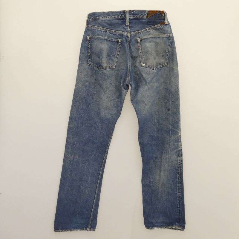 リーバイス ヴィンテージ オリジナル 50s 501XX 47モデル 革パッチ 片面タブ ボタン裏刻印17 デニム パンツ 買取実績 画像